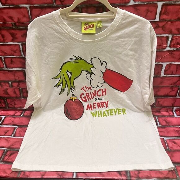 The GRINCH Dr.Seuss MERRY WHATEVER GRINCHMAS T-shirt 6-8 - Picture 1 of 7